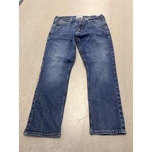 Ariat M4 Men's 40x32 Boot Cut Stretch Denim Jeans Medium Wash Rugged Western